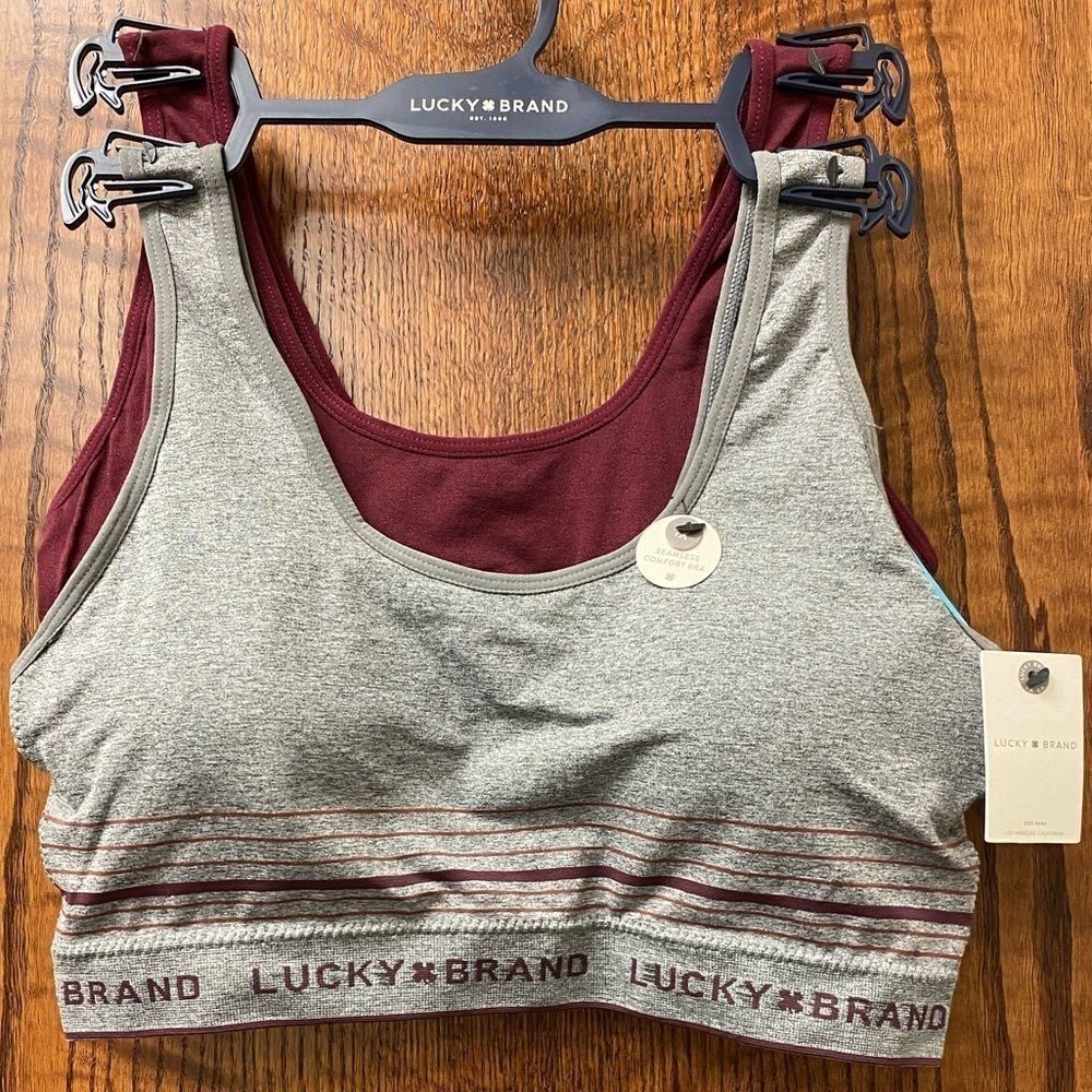 Lucky Brand smooth seamless comfort lounge bras